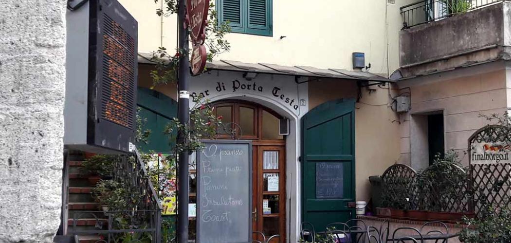 Bar di Porta Testa (Ph: Provincia di Savona)